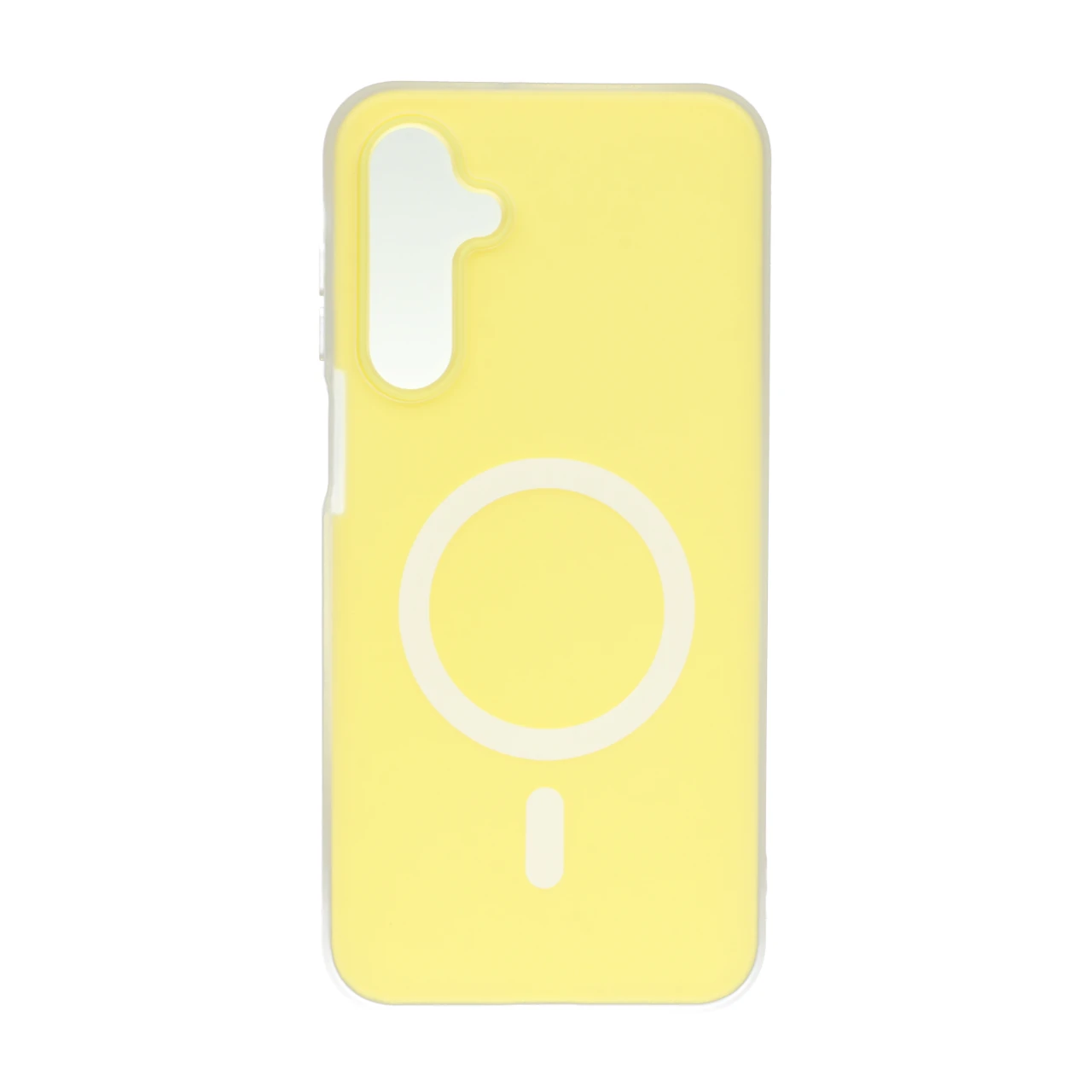 قاب دو لایه مات طرح مگ سیف Samsung Galaxy A16 - زرد