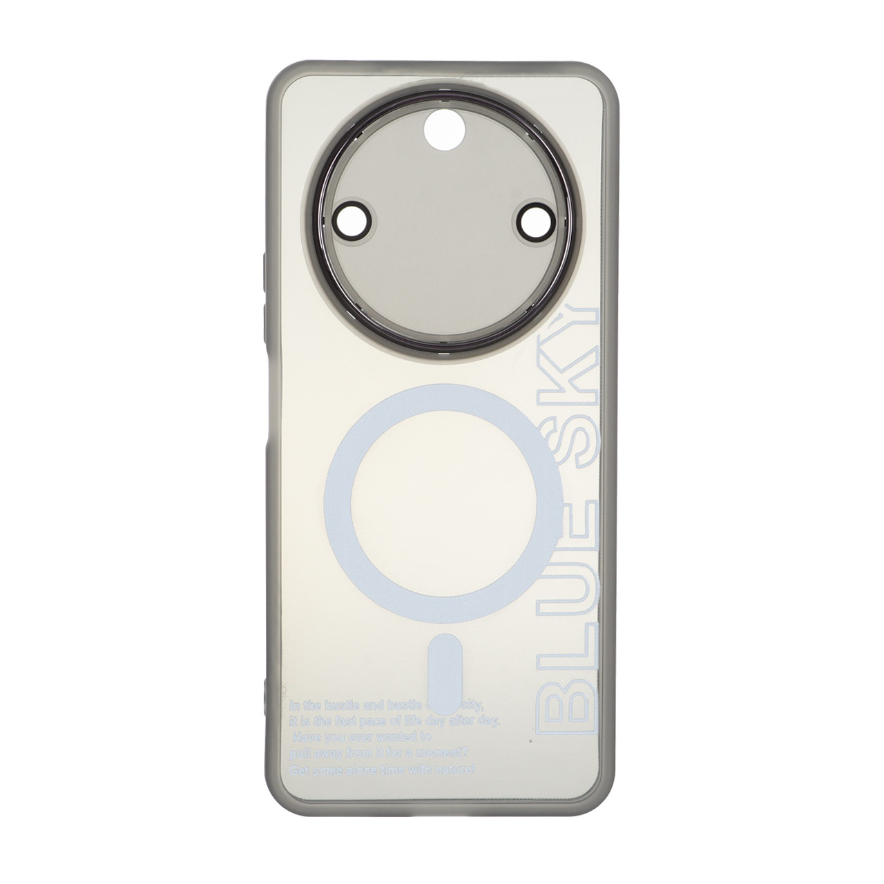 قاب Diamond Space طرح مگ سیف لنز گلس دار Honor X9c - مشکی - MPS