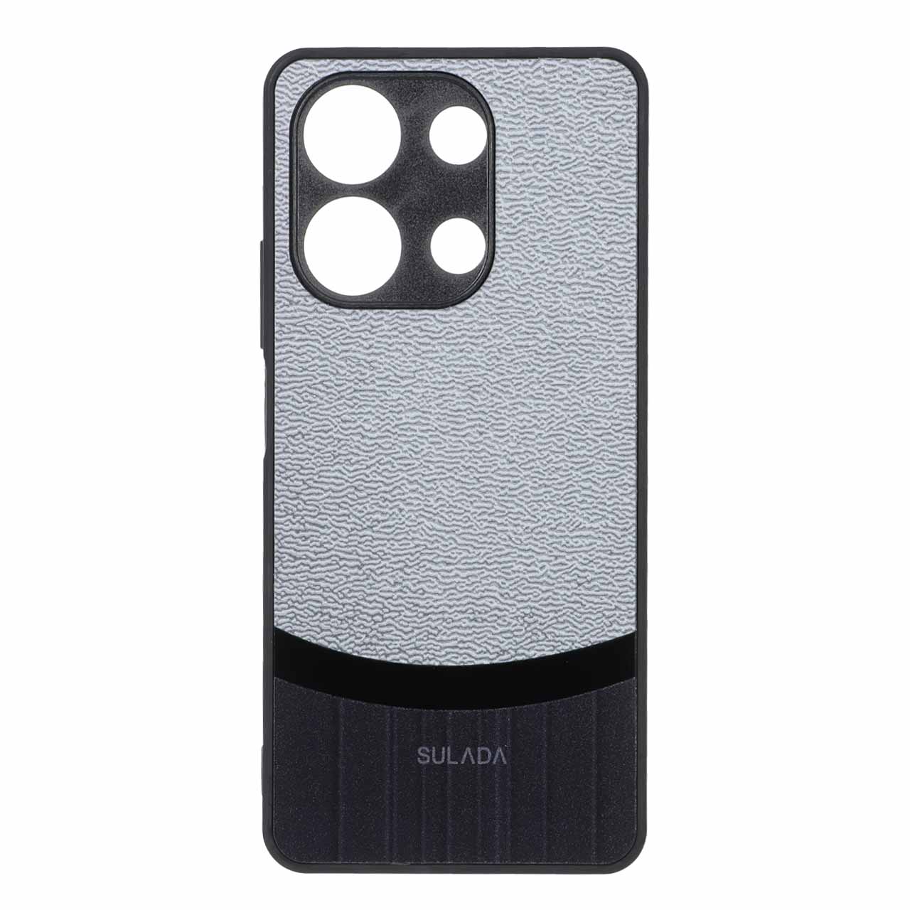 قاب SULADA دو تکه Texture مدل Xiaomi Redmi Note 13 4G - طوسی