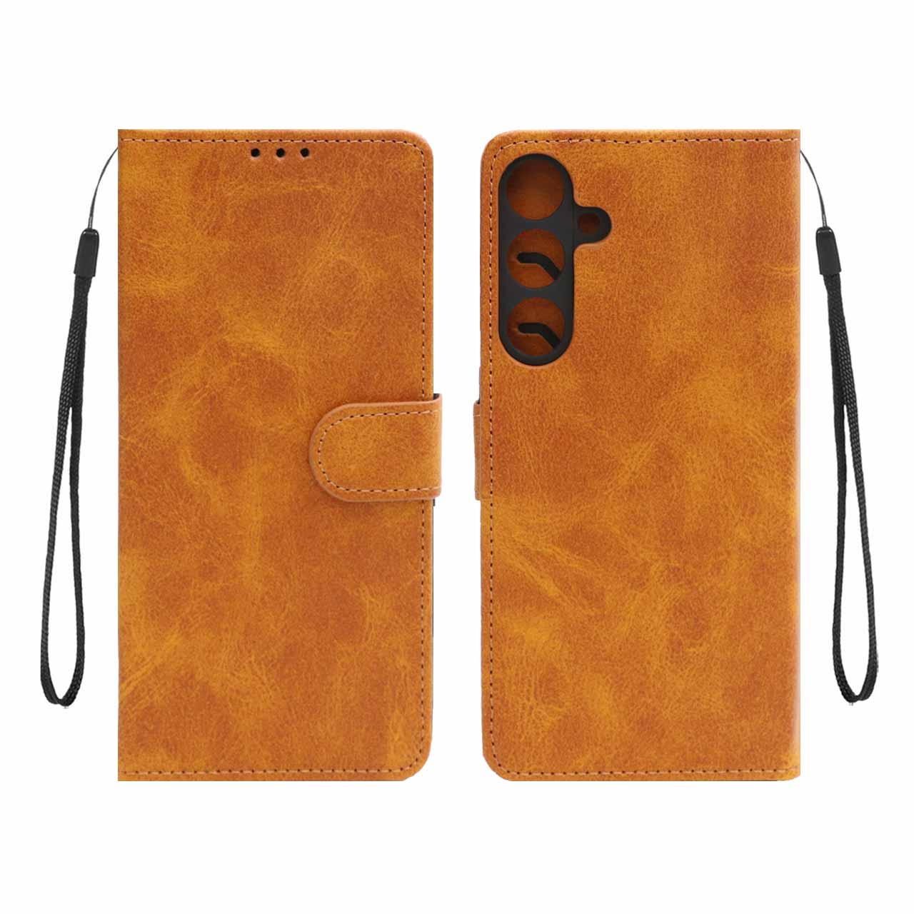 کیف موبایل مگنتی درجه یک MNC مدل Samsung Galaxy S25 Plus - عسلی