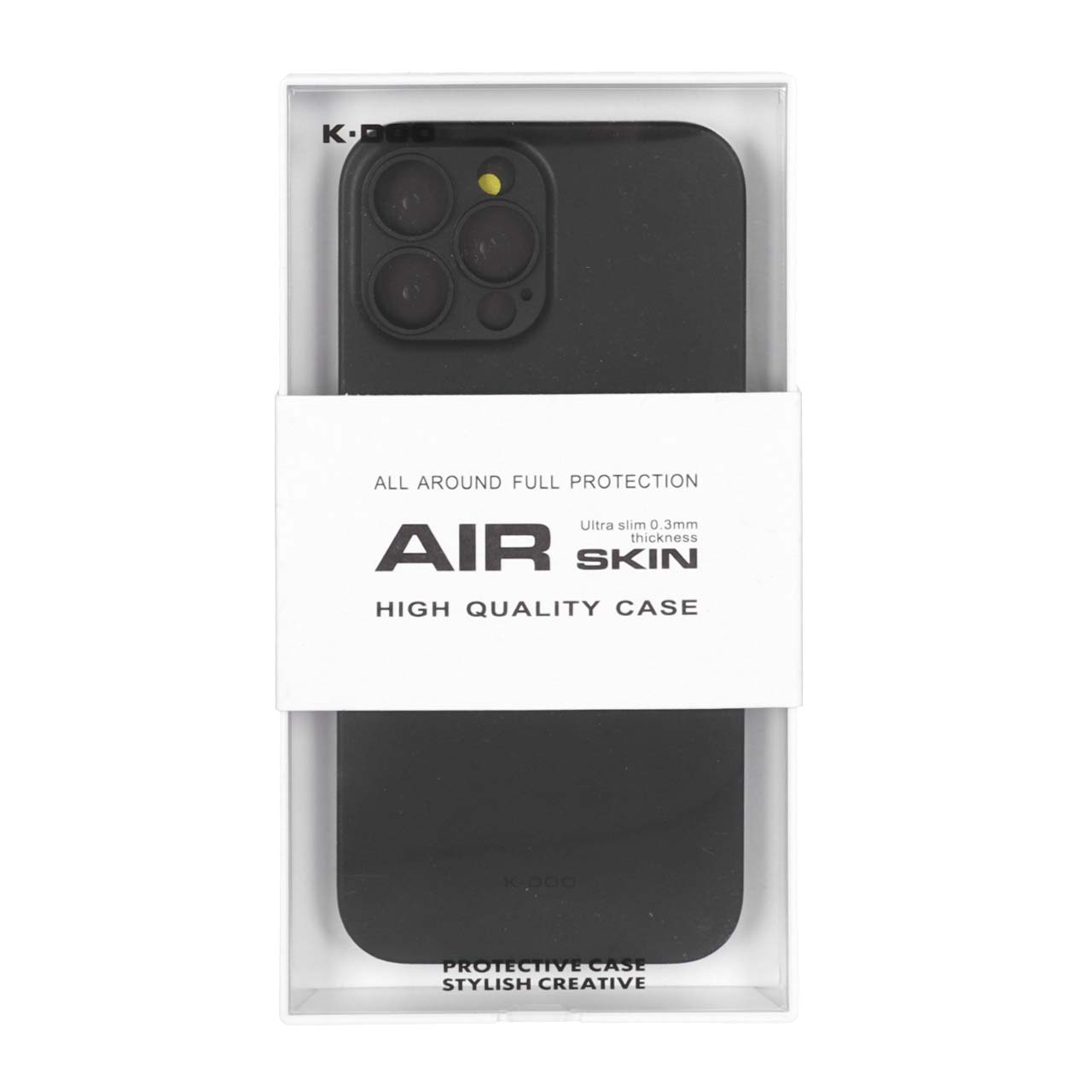 قاب Original KZDoo Air Skin مدل Apple iPhone 13 Pro Max - مشکی (پک دار) - NTC