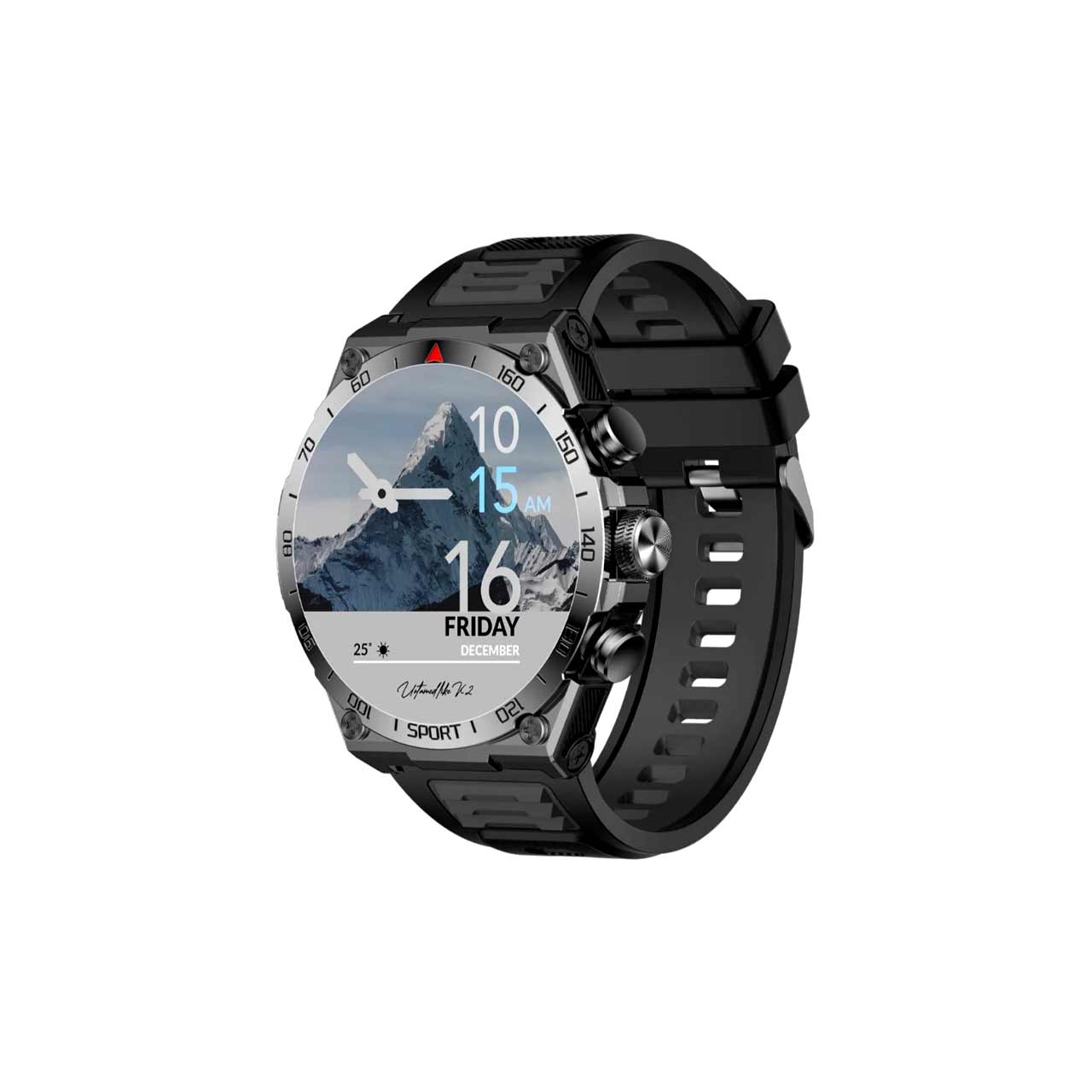 ساعت هوشمند Glorimi مدل K2 - مشکی (گارانتی 12 ماهه شرکتی)