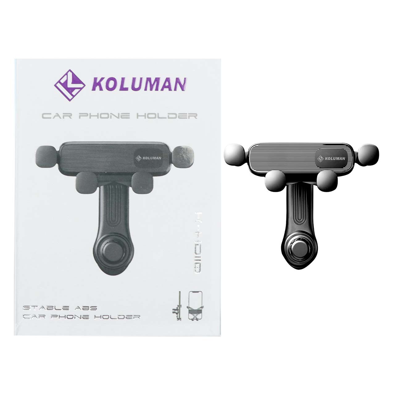 هولدر گوشی موبایل دریچه کولری Koluman مدل K-HD110 - خاکستری