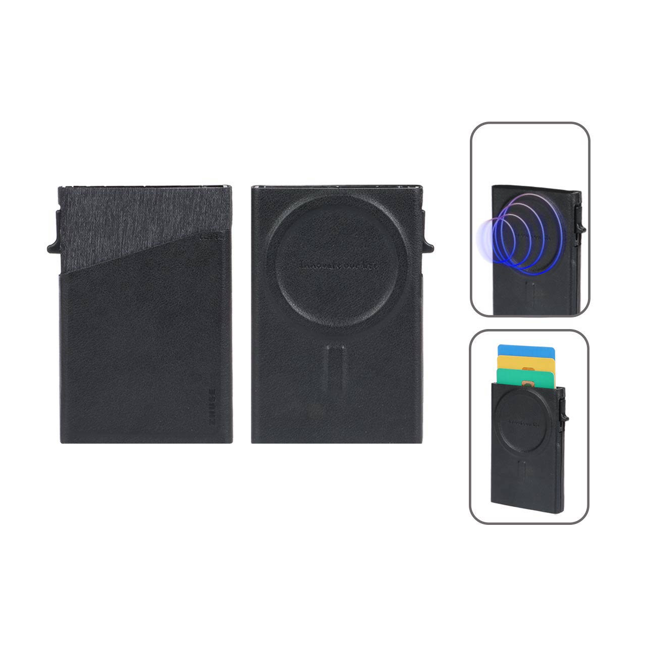 جاکارتی اورجینال ZHUSE چرمی Magsafe - مشکی (پک دار)