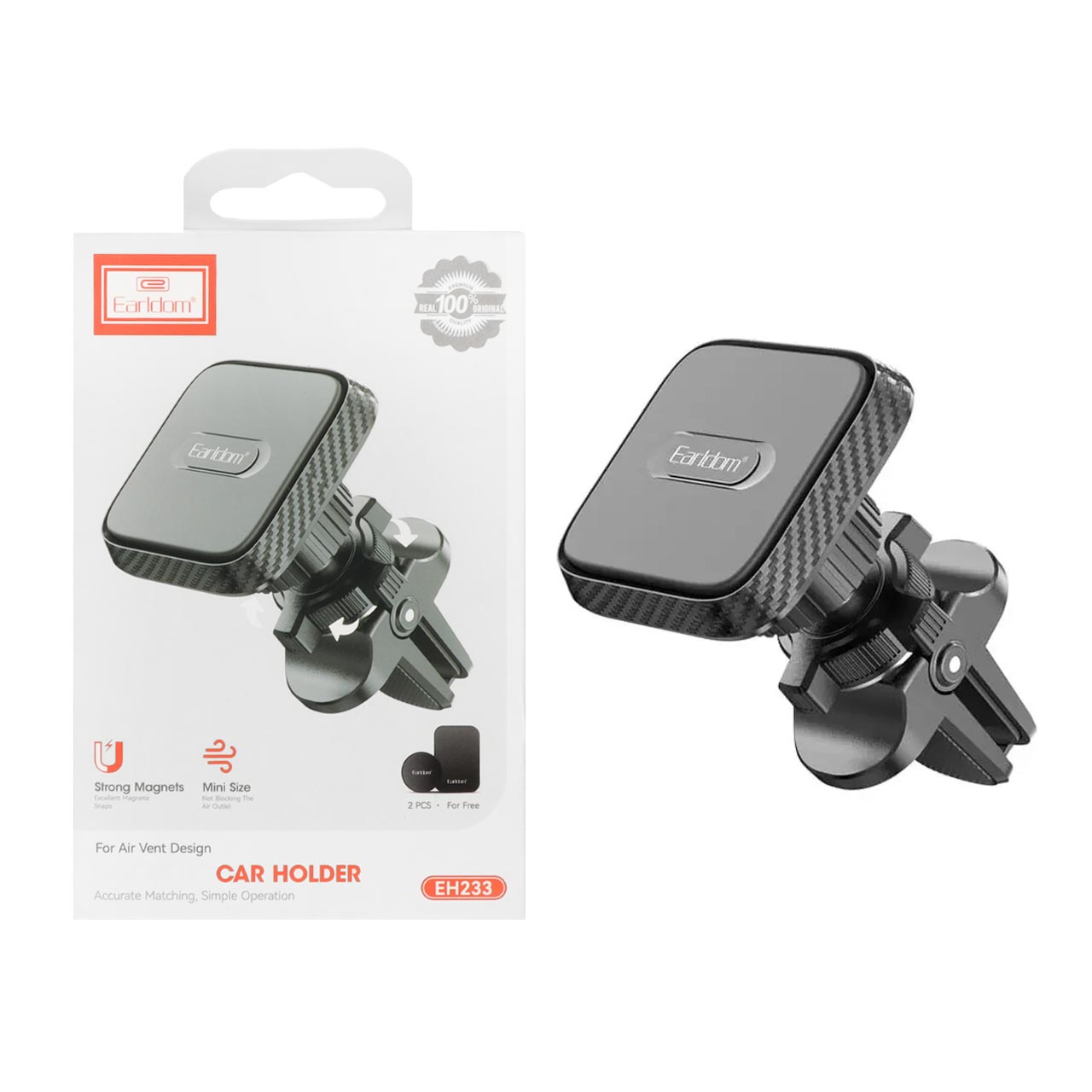هولدر گوشی موبایل مگنتی Earldom مدل EH233 - مشکی