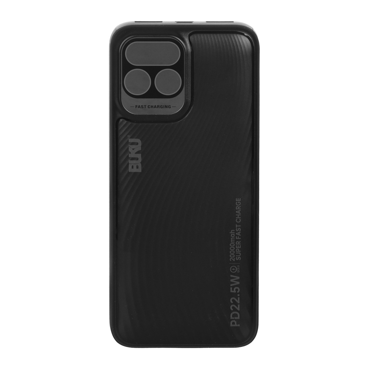 پاوربانک (PD و فست شارژ) BUKU 22.5W 20000mAh مدل MG-G123 - مشکی - MMS (گارانتی شش ماهه YA)