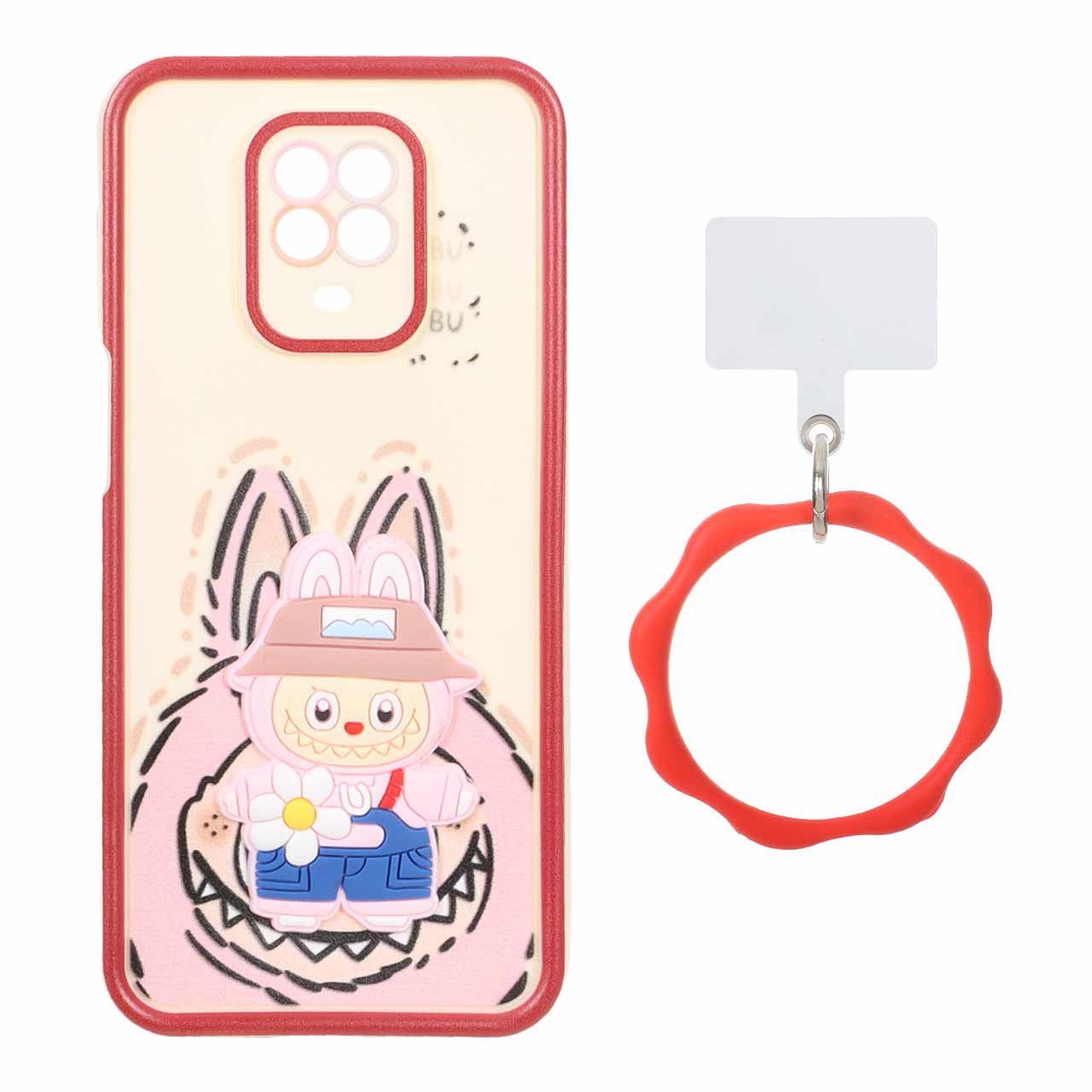 قاب Solid Case عروسک برجسته النگویی Xiaomi Redmi Note 9S / Redmi Note 9 Pro / Redmi Note 9 Pro Max - طرح 268