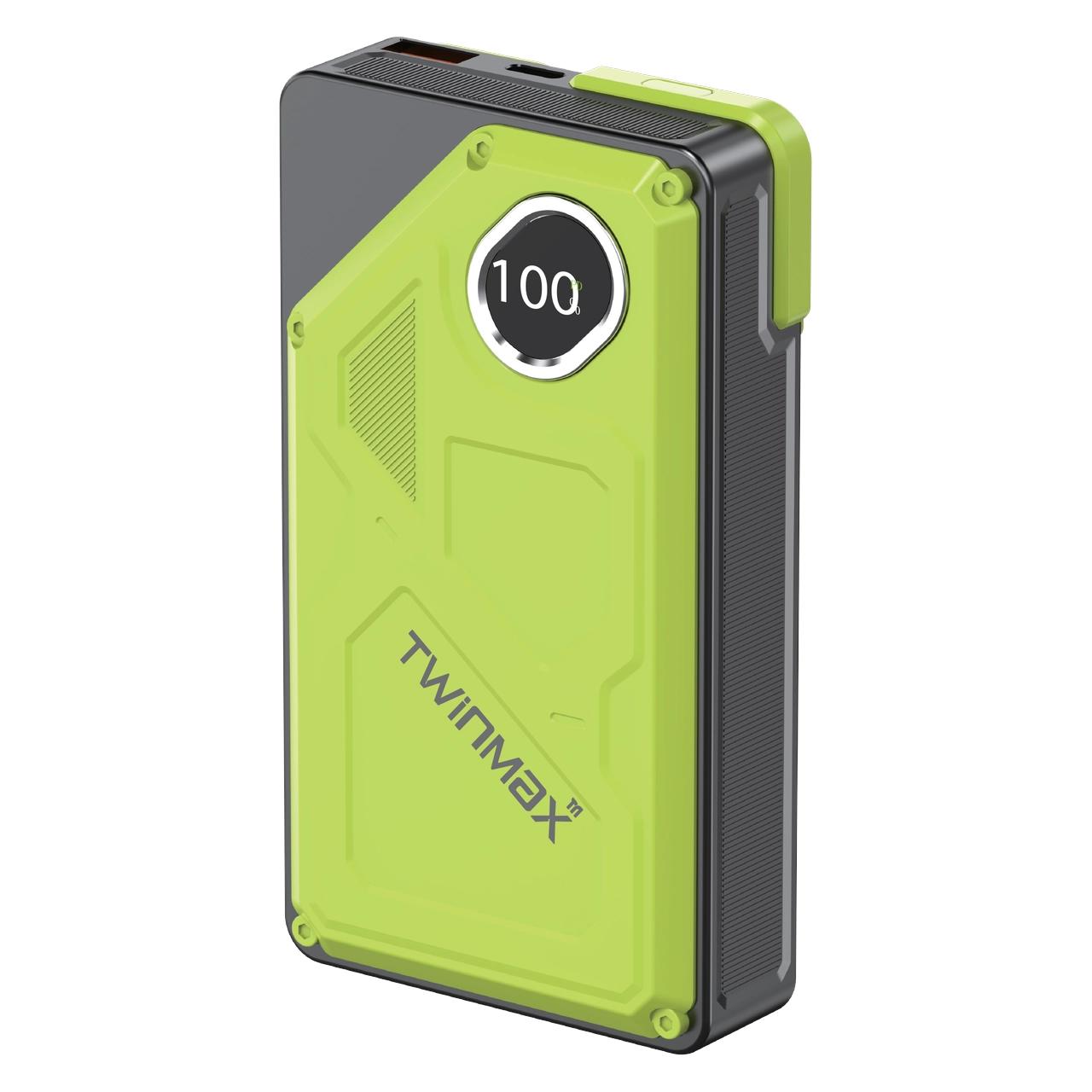 پاوربانک PD و فست شارژ TwinMax 22.5W 20000mAh مدل MZ-17 - سبز - MMX