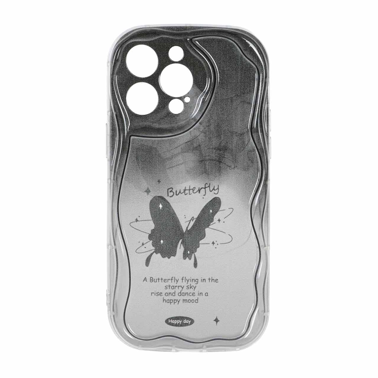 قاب کنگره ای ژله ای Black Design مدل Apple iPhone 14 Pro Max - طرح 49