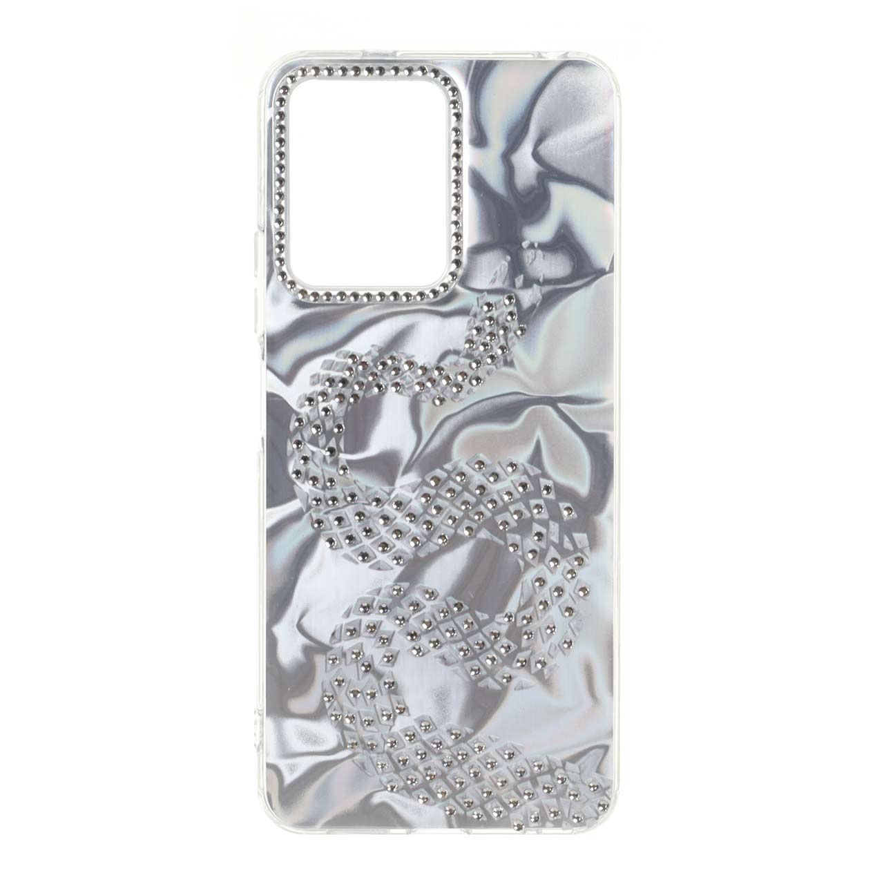 قاب هولوگرامی طرح دار نگینی Xiaomi Redmi Note 12 4G - کد 314