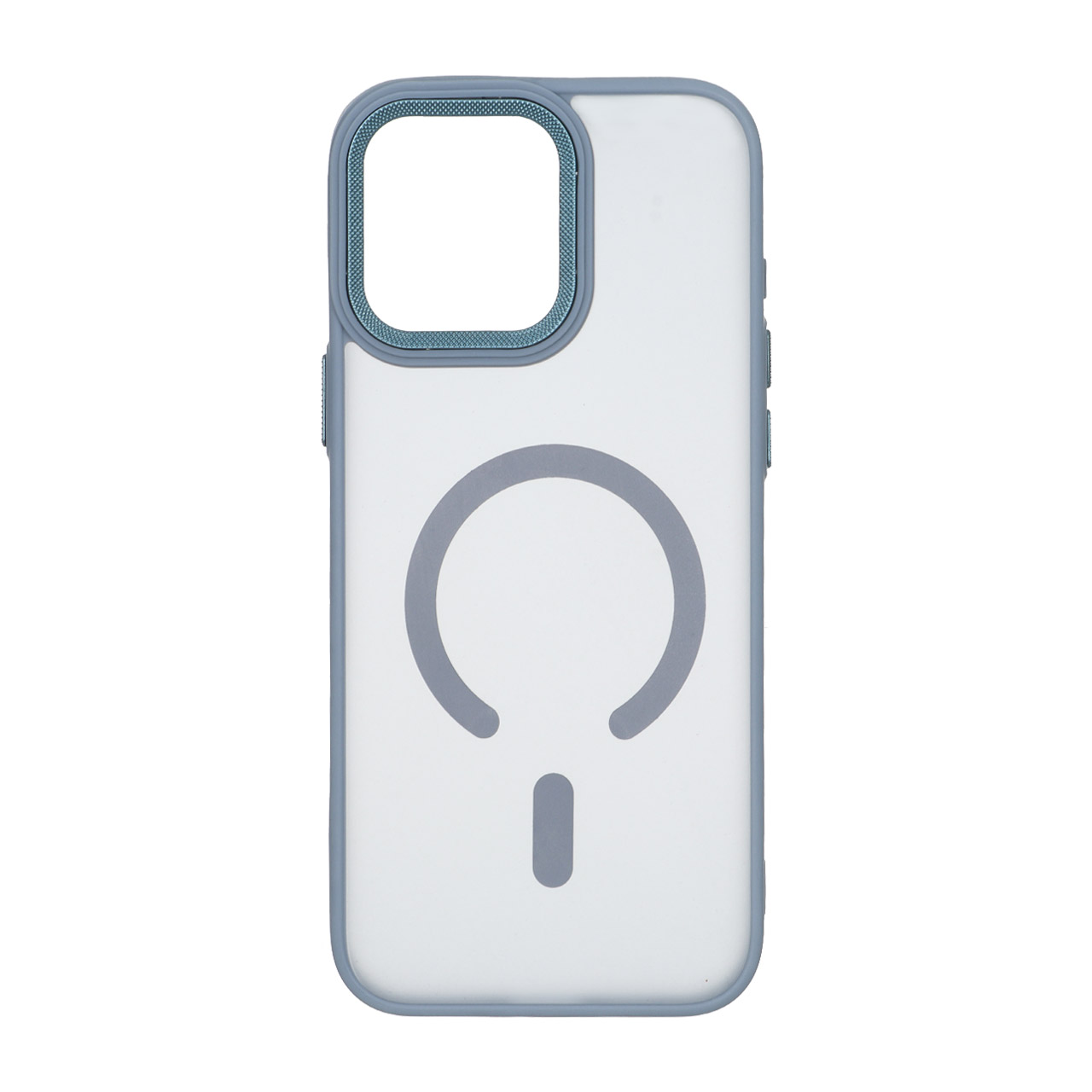 قاب مات لنز کربن طرح مگ سیف دور رنگی Apple iPhone 16 Pro Max - طوسی