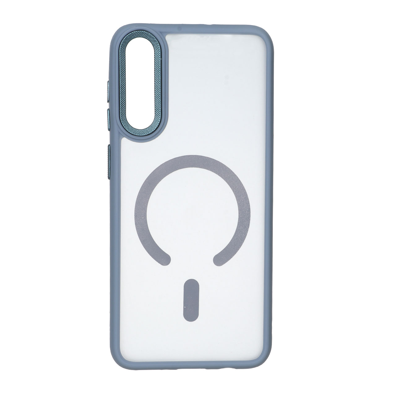 قاب مات لنز کربن طرح مگ سیف دور رنگی Samsung Galaxy A50 / A50s / A30s - طوسی