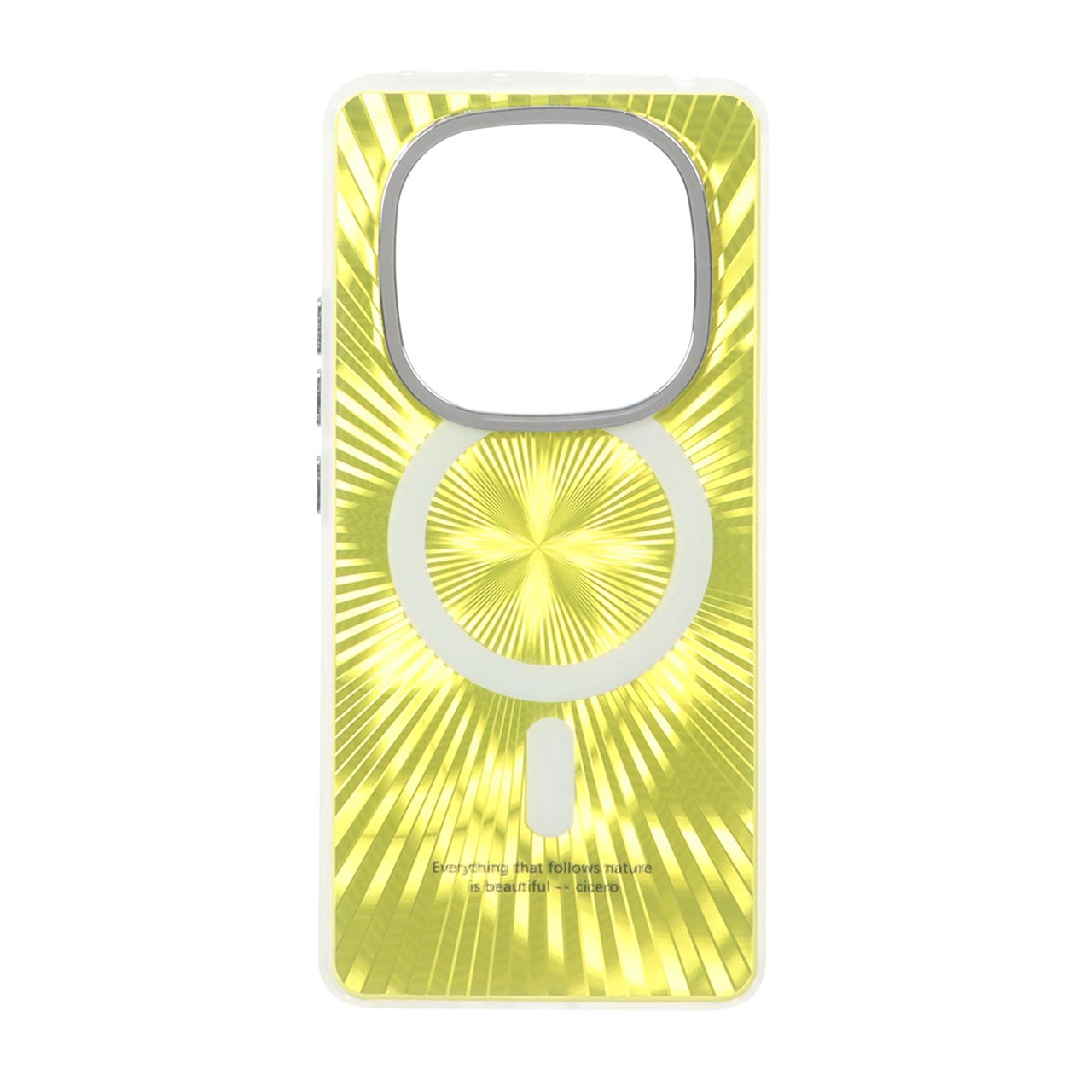 قاب Succinct الحمبرا طرح مگ سیف Xiaomi Redmi Note 14 Pro 4G - زرد