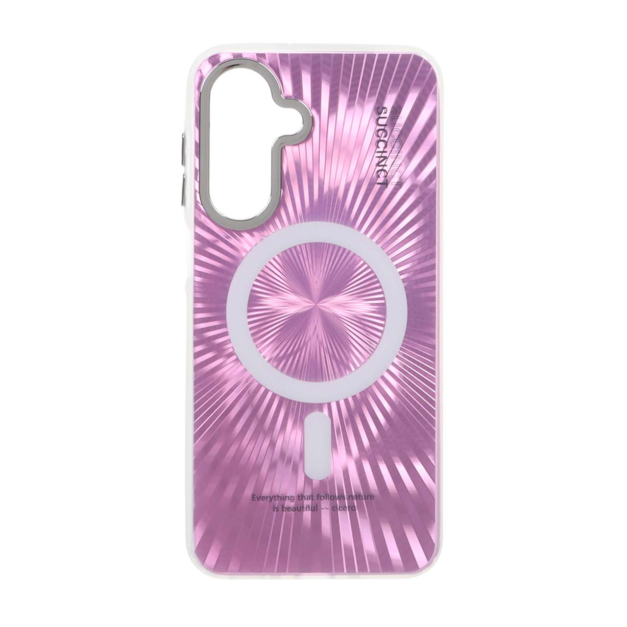 قاب Succinct الحمبرا طرح مگ سیف Samsung Galaxy A17 / A26 - سرخابی