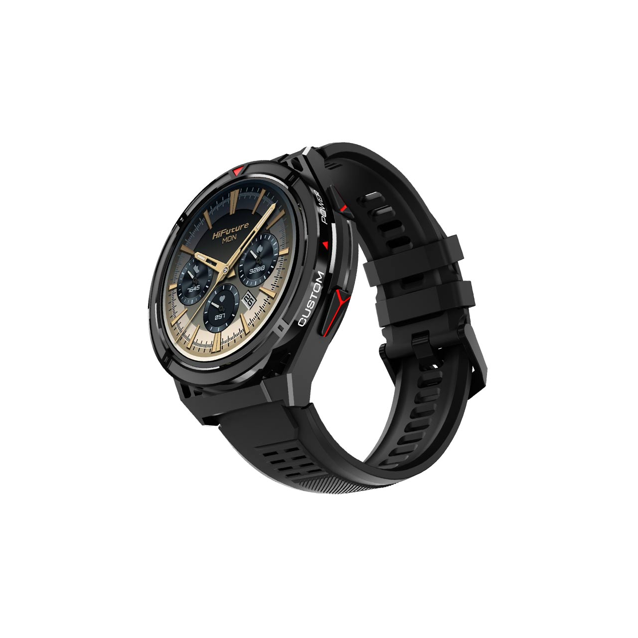 ساعت هوشمند HiFuture مدل Active - مشکی قرمز (گارانتی 18 ماهه شرکتی)