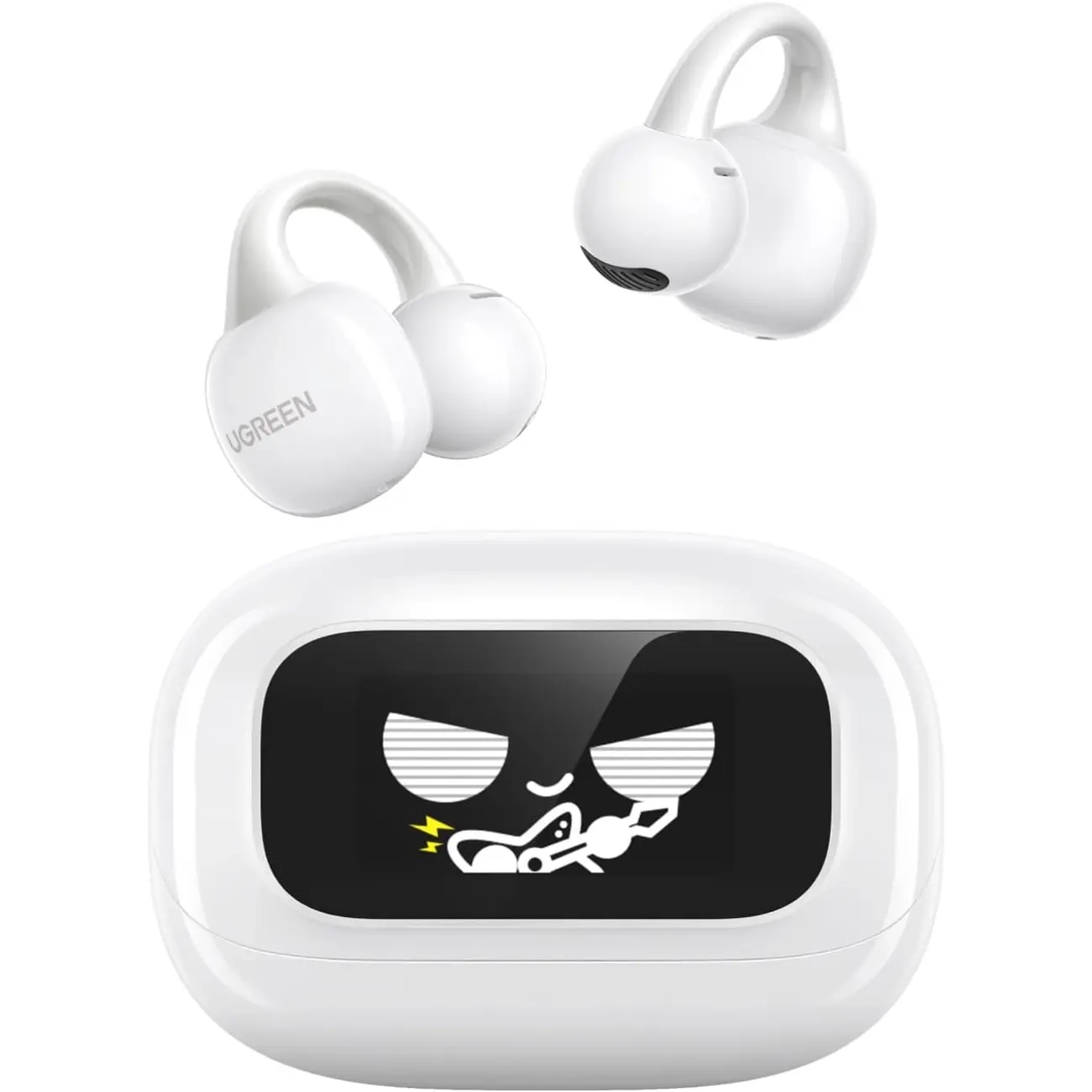ایرفون بی سیم UGREEN مدل ClipBuds Magic WS208-55136 - سفید (گارانتی 18 ماهه آسان پیشرو)