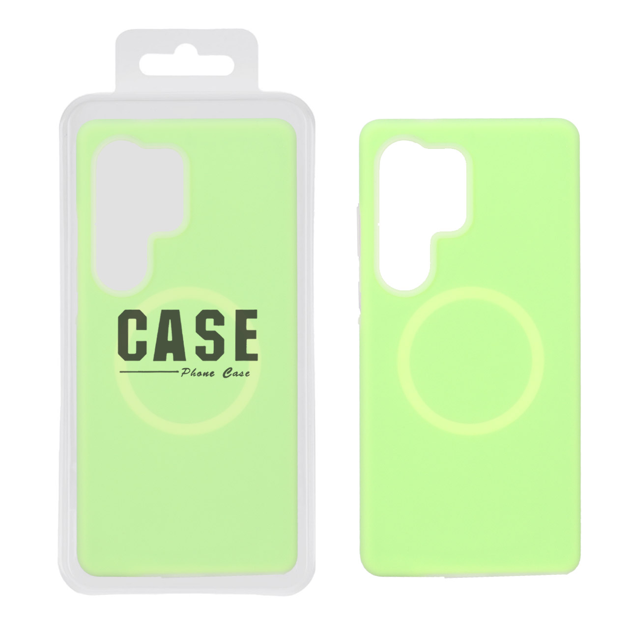 قاب سیلیکونی پاستیلی Samsung Galaxy S25 Ultra - سبز فسفری