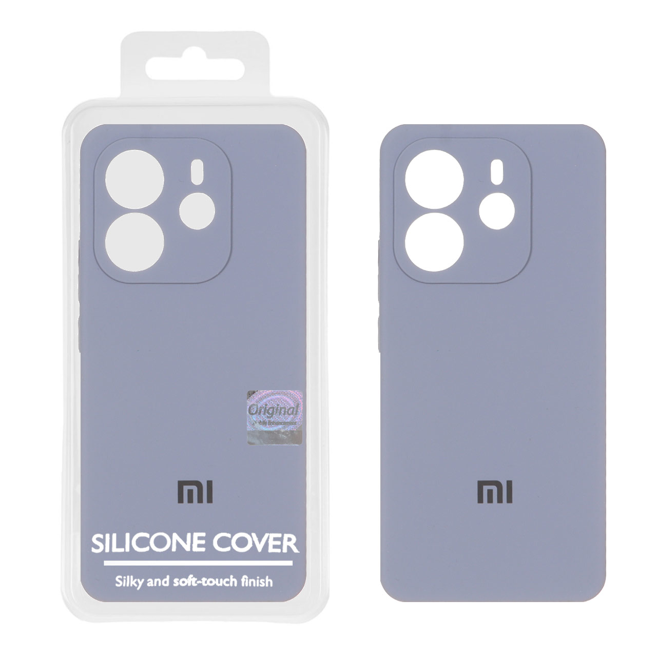 قاب سیلیکونی پاک کنی اورجینال Master Quality مدل Xiaomi Redmi Note 14 4G - فیلی (پک دار)