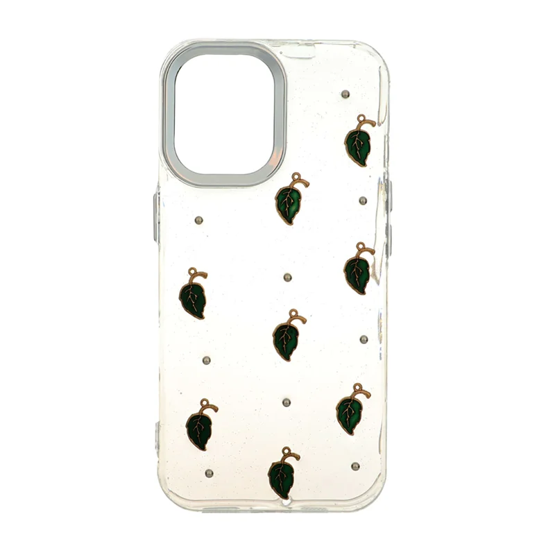 قاب رزینی طرح برجسته لنز سیلور Apple iPhone 16 - طرح 359