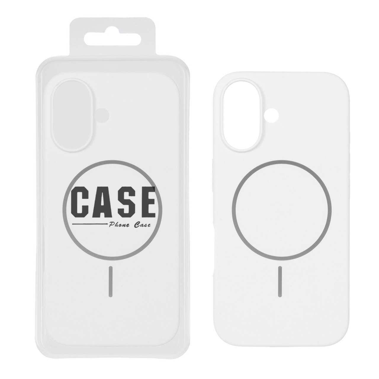 قاب سیلیکونی پاک کنی اورجینال درجه یک Magsafe مدل Apple iPhone 16 - سفید (پک دار)