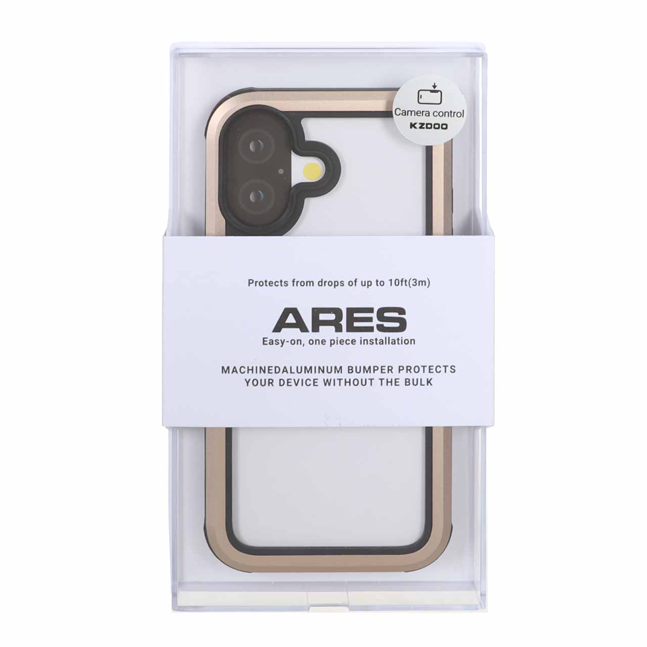 قاب Original KDoo Ares مدل Apple iPhone 17 - طلایی ( پک دار ) - NTC