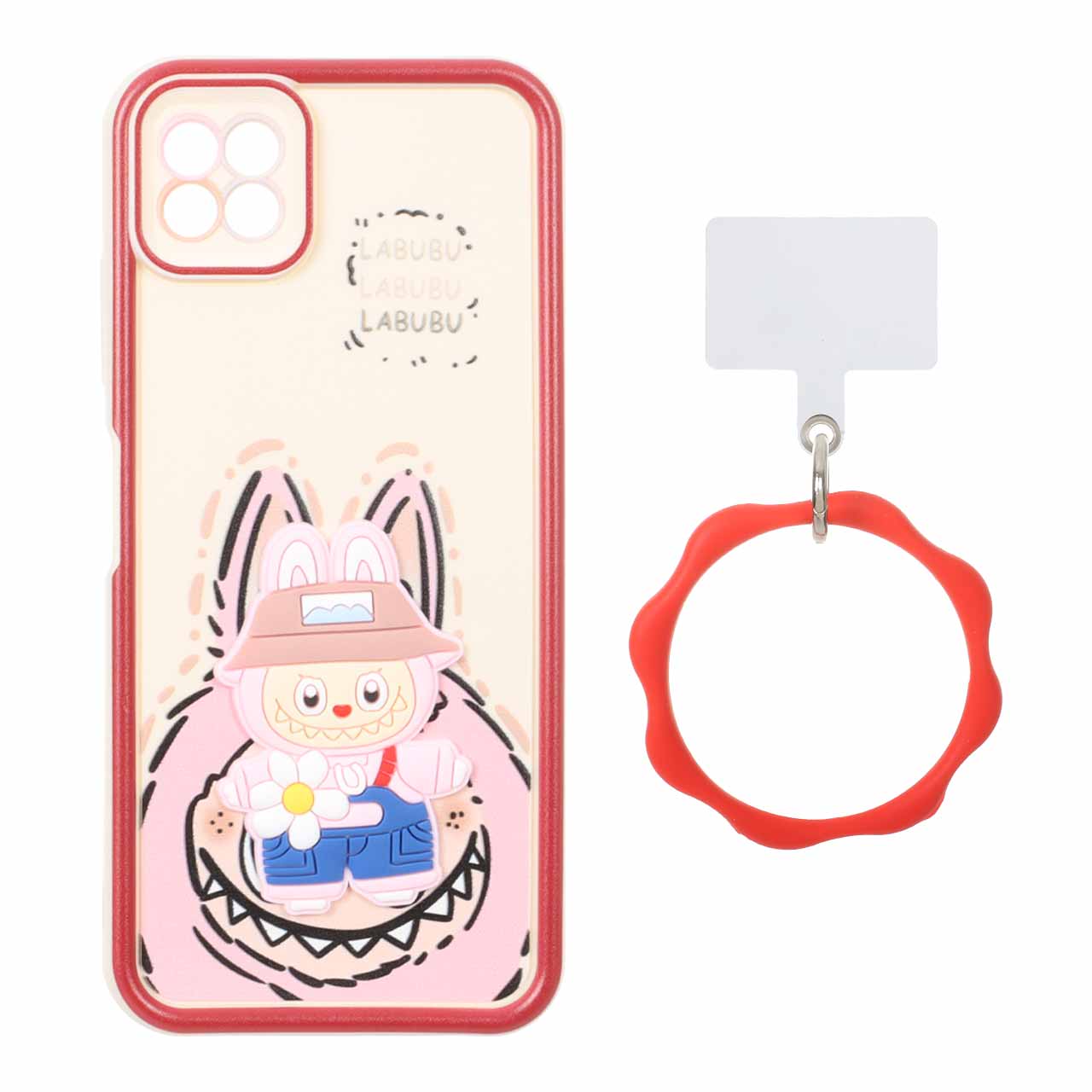 قاب Solid Case عروسک برجسته النگویی Samsung Galaxy A22 5G - طرح 433