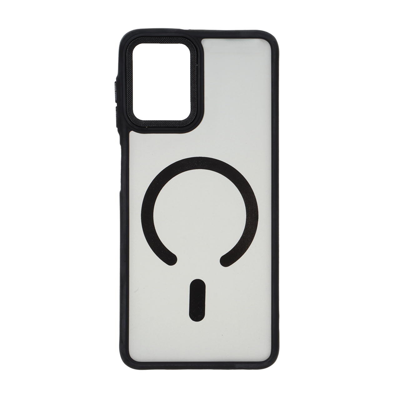 قاب مات لنز کربن طرح مگ سیف دور رنگی Samsung Galaxy A22 4G / M32 4G / F22 - مشکی