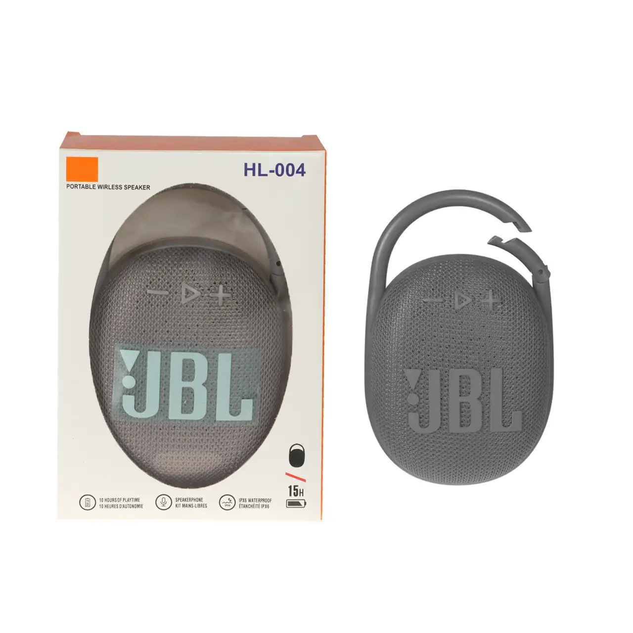 اسپیکر بی سیم JBL مدل HL-004 - طوسی - MMS (گارانتی شش ماهه YA) (High Copy)
