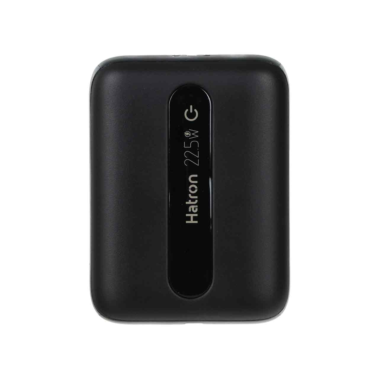 پاوربانک (PD و فست شارژ) Hatron 10000mAh مدل HPB1060M 22.5W - مشکی