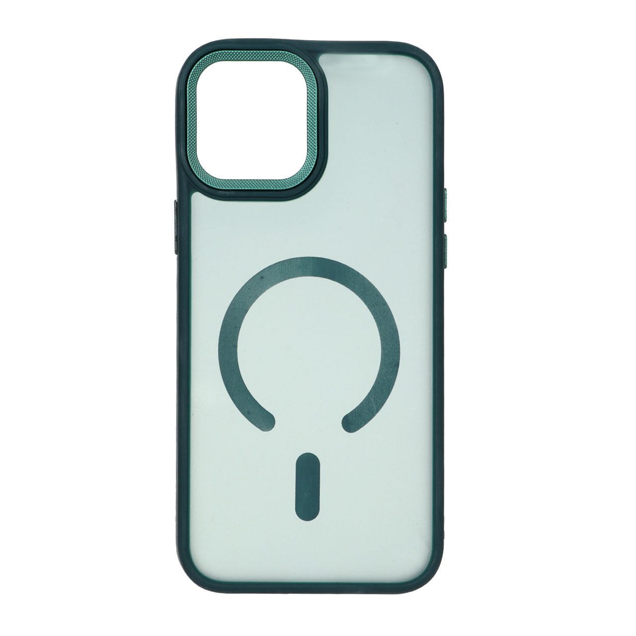 قاب مات لنز کربن طرح مگ سیف دور رنگی Apple iPhone 12 Pro Max - سبز