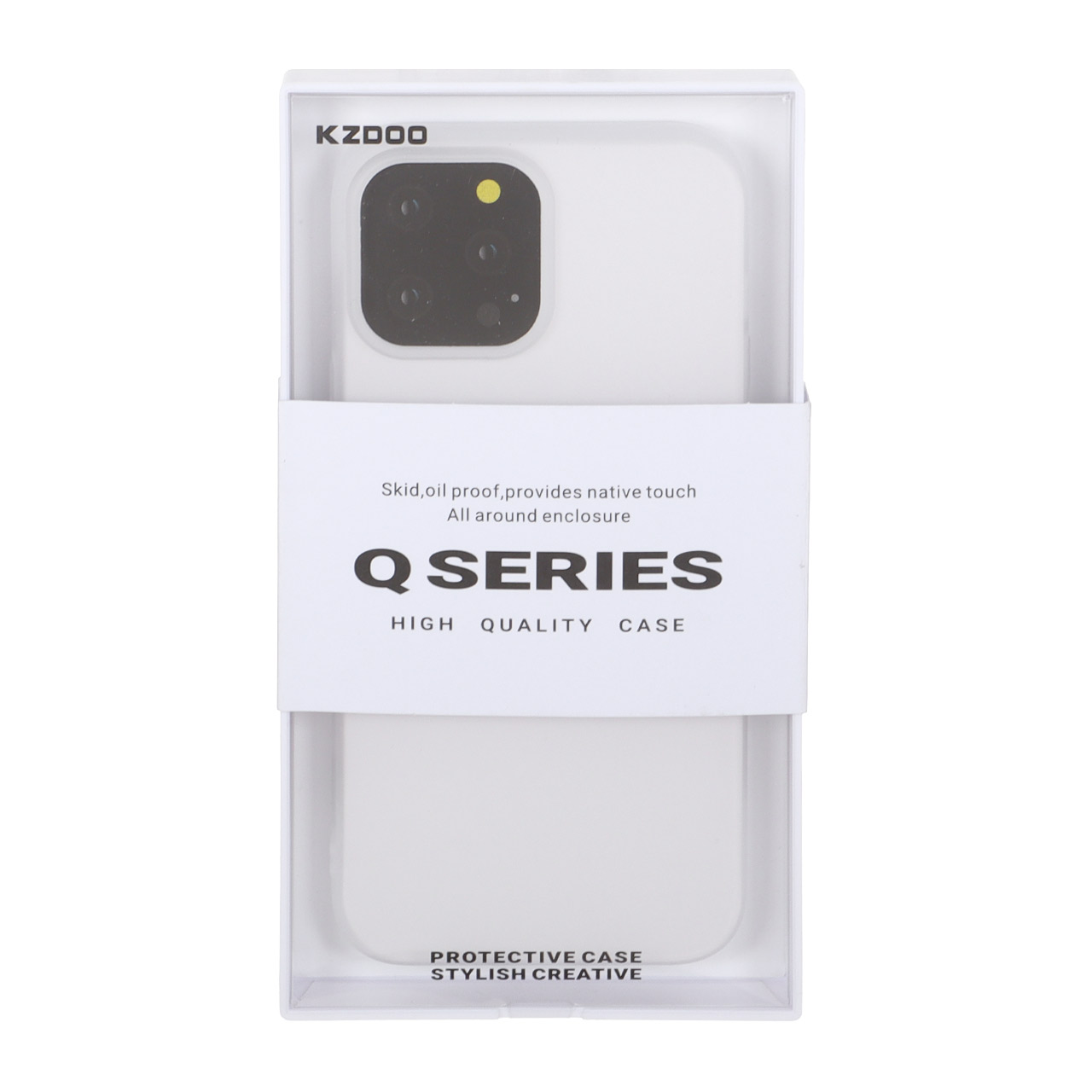 قاب Original KZDoo Q Series مدل Apple iPhone 13 Pro Max - سفید (پک دار) - NTC
