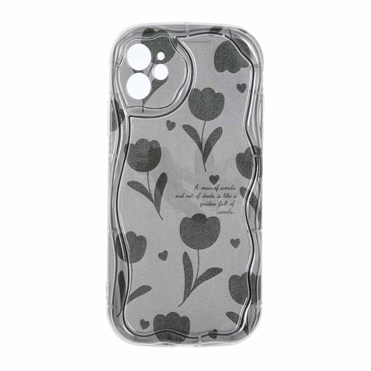 قاب کنگره ای ژله ای Black Design مدل Apple iPhone 11 - طرح 34