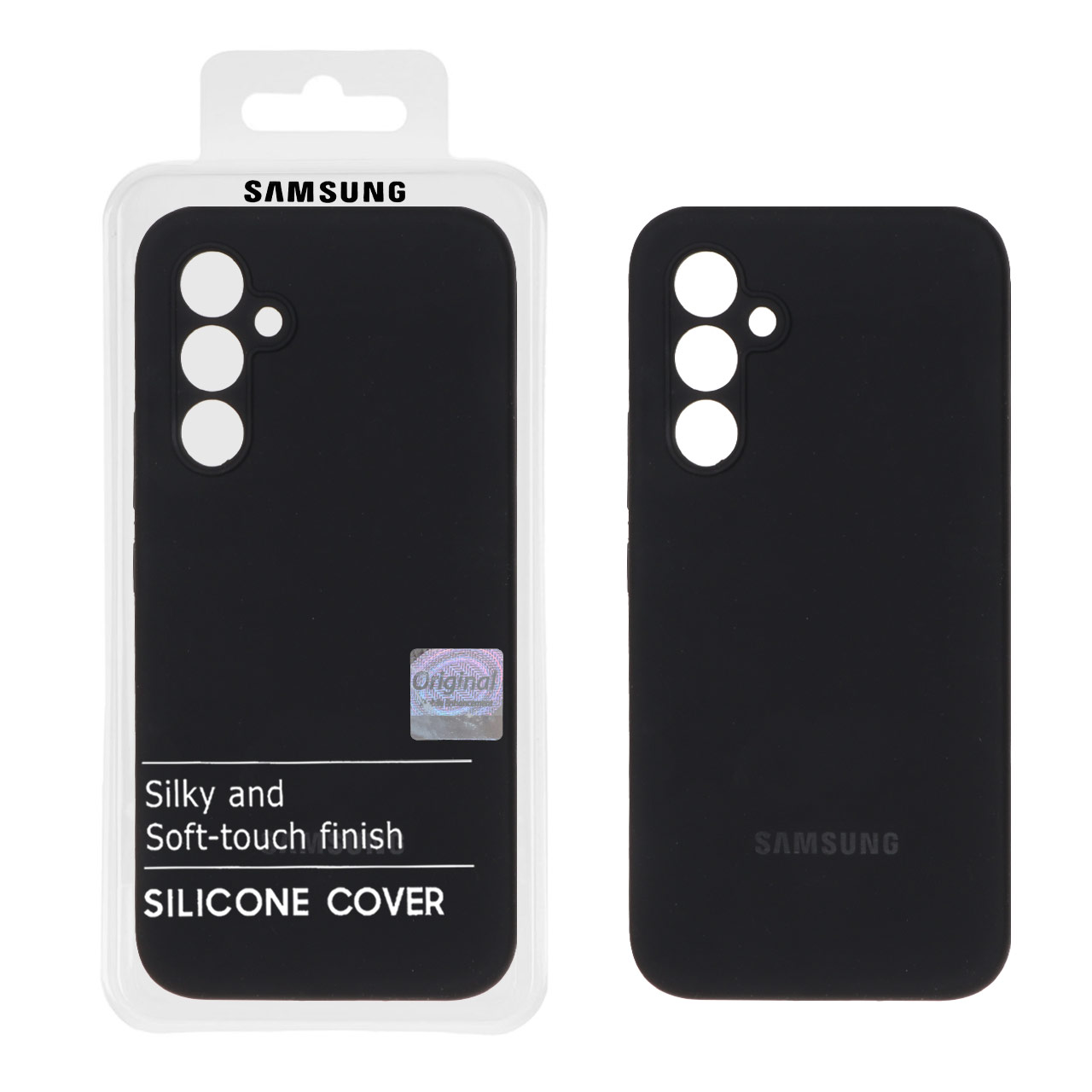 قاب سیلیکونی پاک کنی اورجینال Master Quality مدل Samsung Galaxy A54 - مشکی (پک دار)