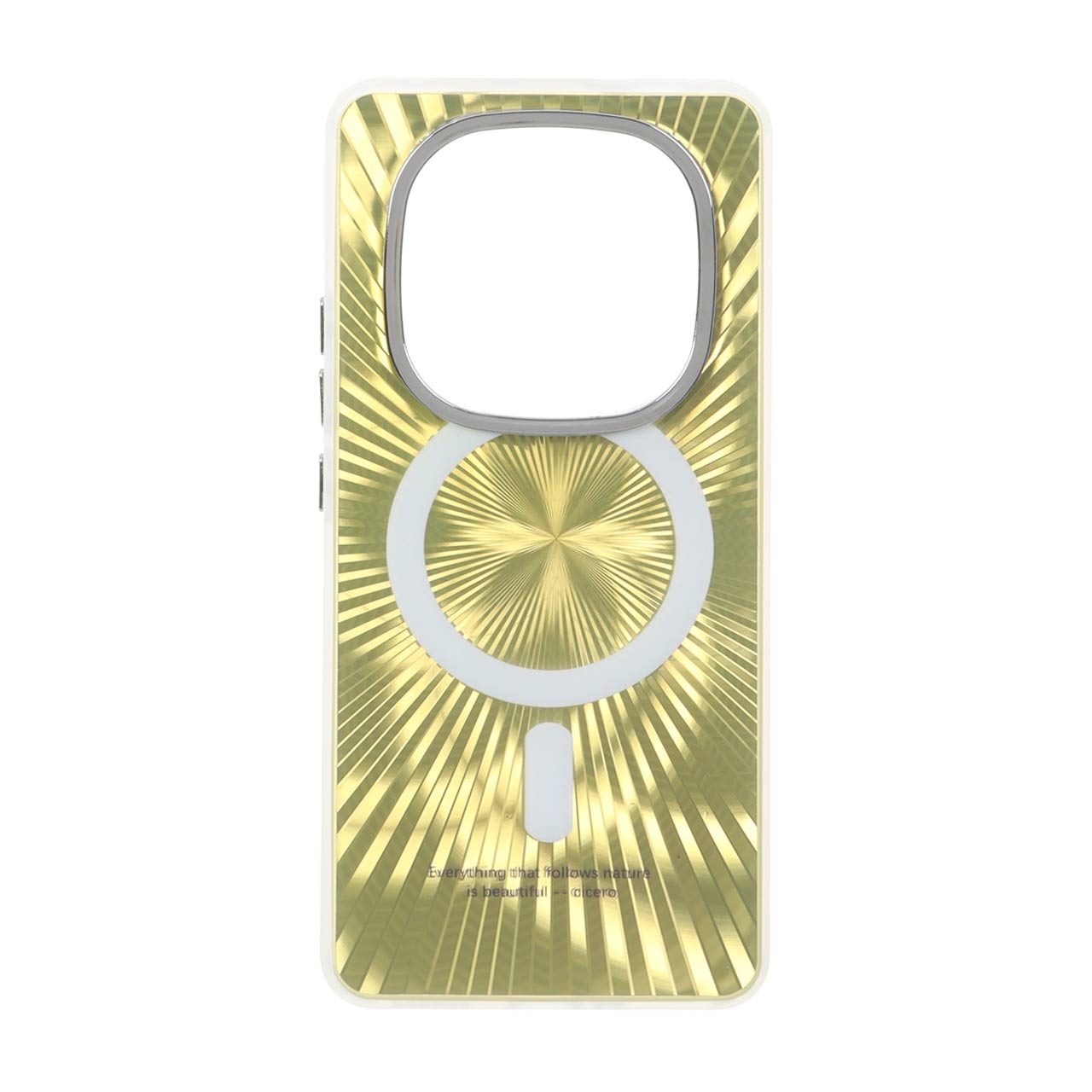 قاب Succinct الحمبرا طرح مگ سیف Xiaomi Redmi Note 14 Pro 5G / Redmi Note 14 Pro Plus 5G / Poco X7 5G - طلایی