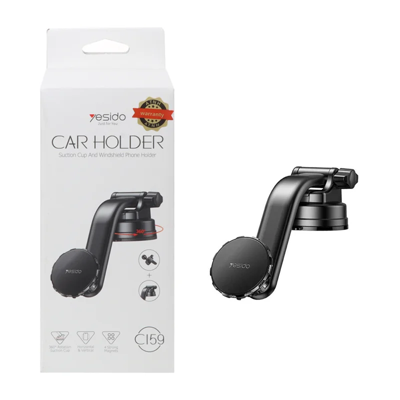 هولدر گوشی موبایل پایه دار Yesido مدل C159 - مشکی