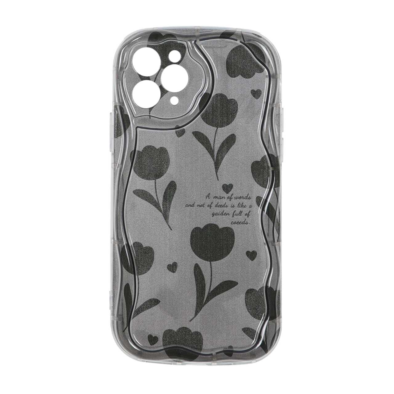 قاب کنگره ای ژله ای Black Design مدل Apple iPhone 11 Pro - طرح 97