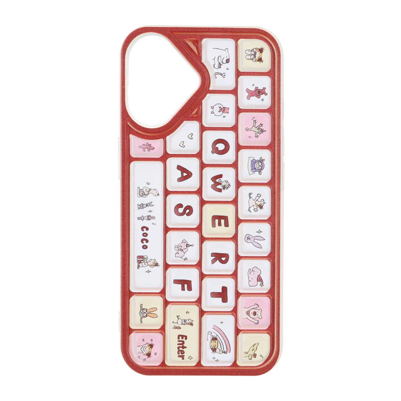 قاب طرح کیبورد Apple iPhone 16 - کد 9