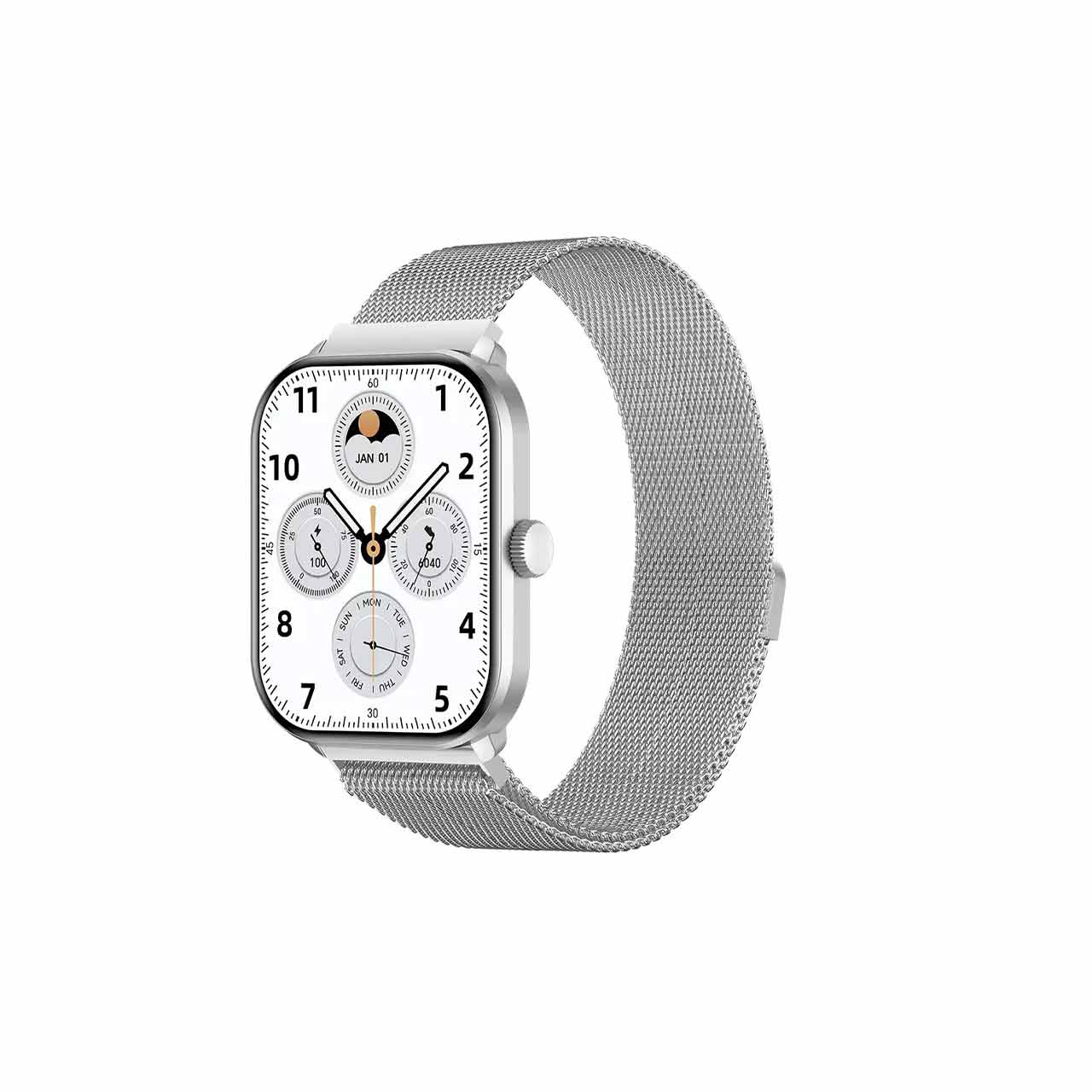 ساعت هوشمند Glorimi مدل GC PLUS - نقره ای (گارانتی 12 ماهه شرکتی)