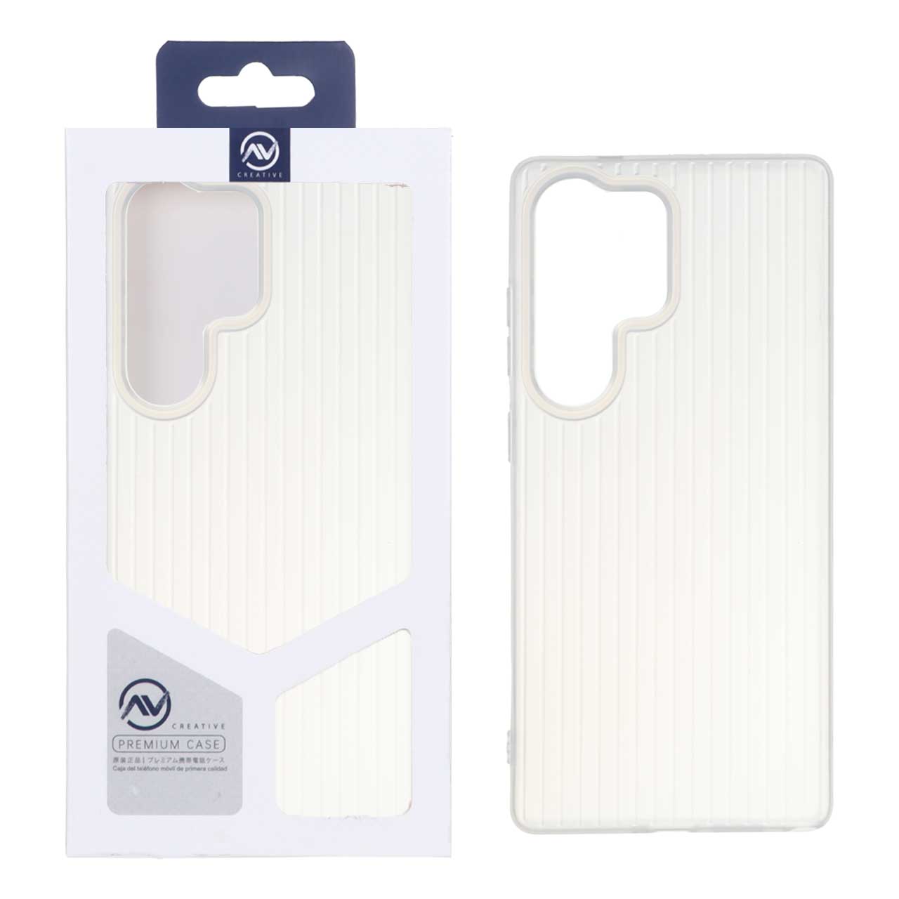 قاب Line Case ژله ای Samsung Galaxy S25 Ultra - شفاف (پک دار)