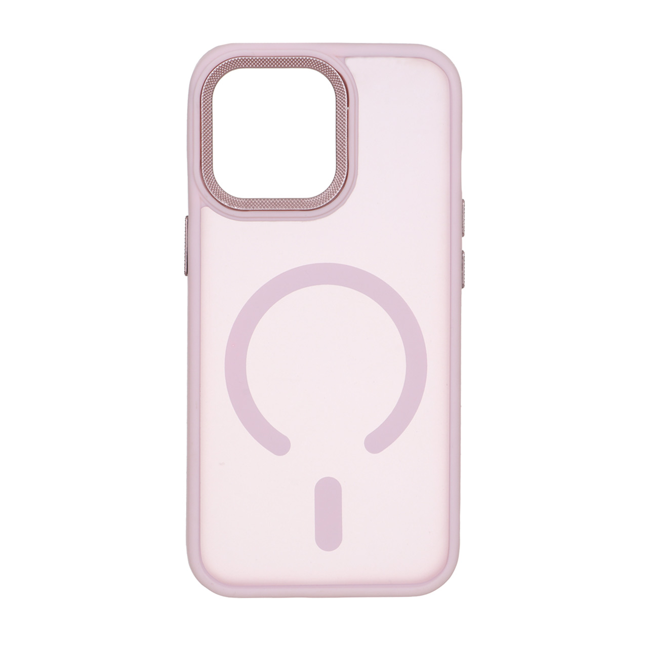 قاب مات لنز کربن طرح مگ سیف دور رنگی Apple iPhone 13 Pro - صورتی