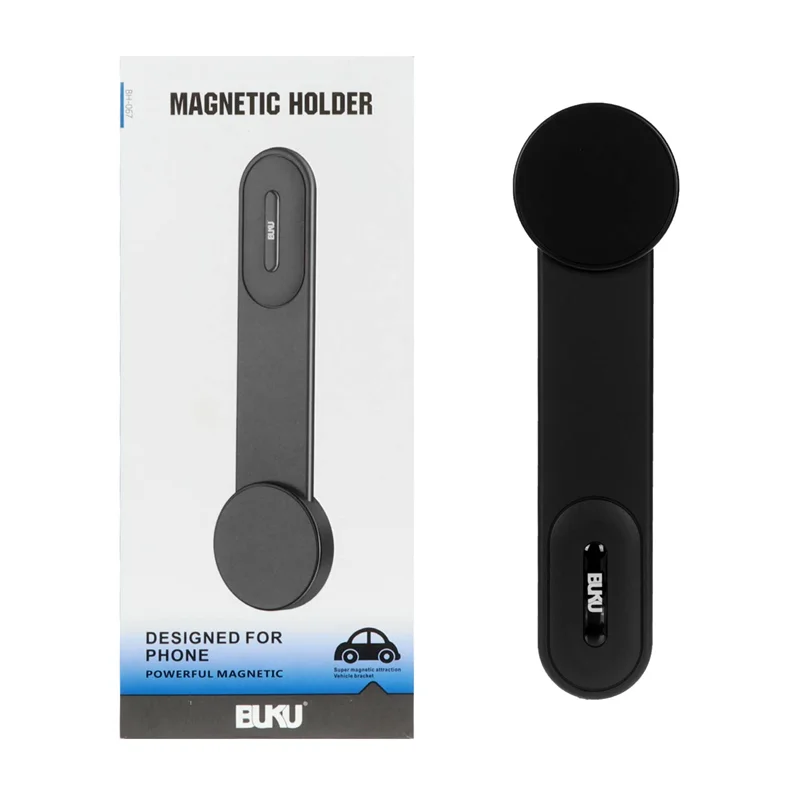 هولدر گوشی موبایل مگنتی BUKU مدل BH-067 - مشکی - MMS