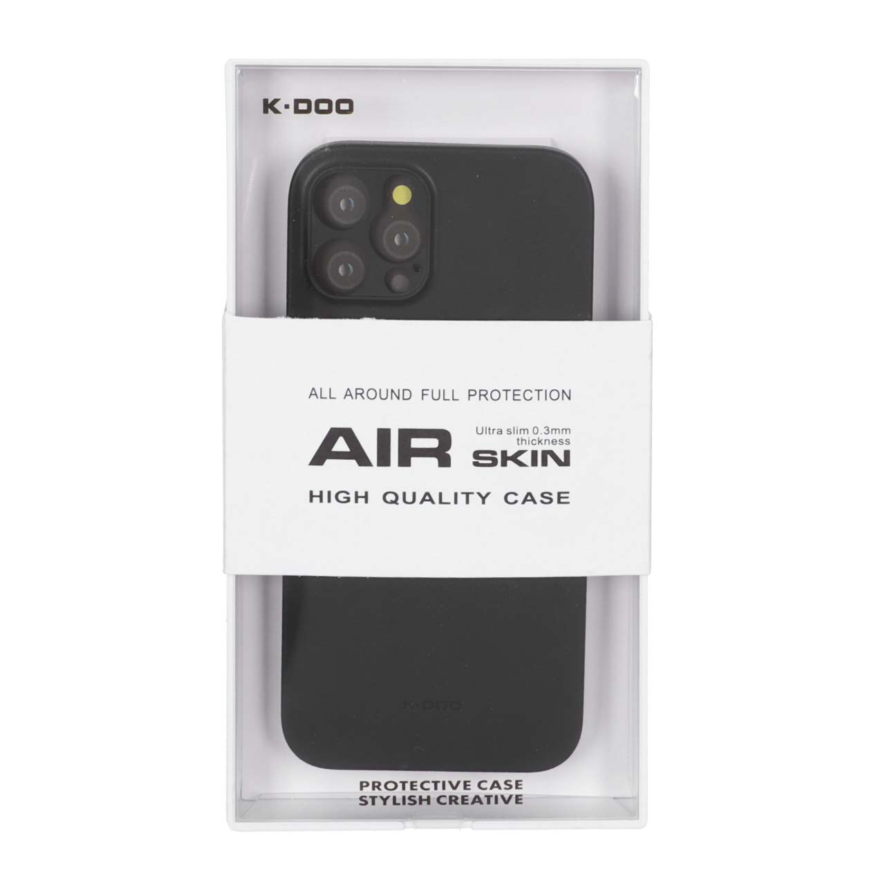 قاب Original KZDoo Air Skin مدل Apple iPhone 12 Pro - مشکی (پک دار) - NTC