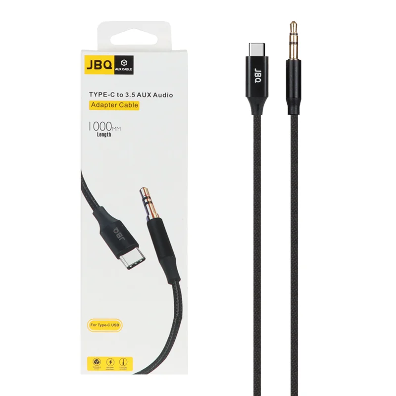 تبدیل JBQ AUX TO Type-C مدل TC-10 - مشکی (گارانتی یکساله رصاصی)