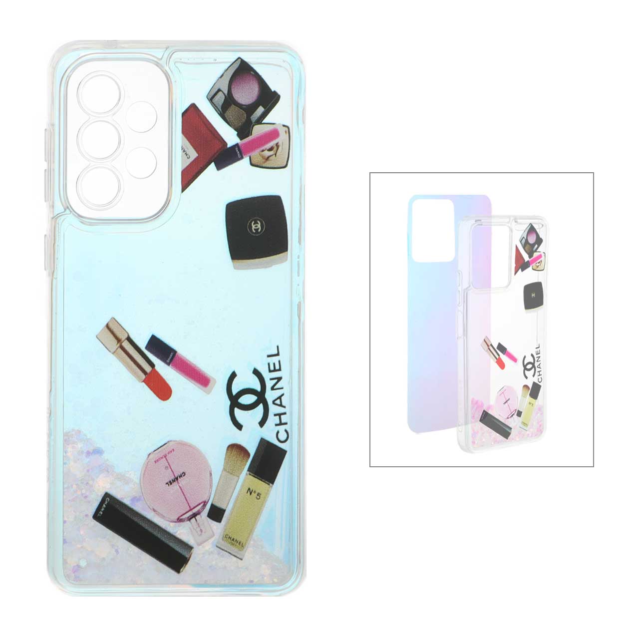 قاب آکواریومی اکلیلی دور ژله ای هفت رنگ Samsung Galaxy A33 - طرح 30