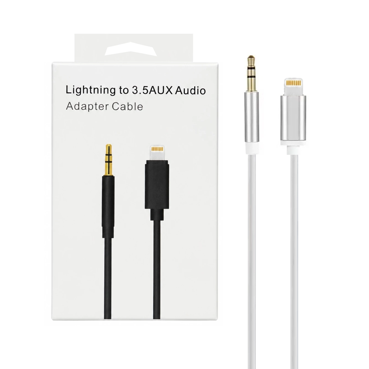 کابل Aux To Lightning - سفید - AZR