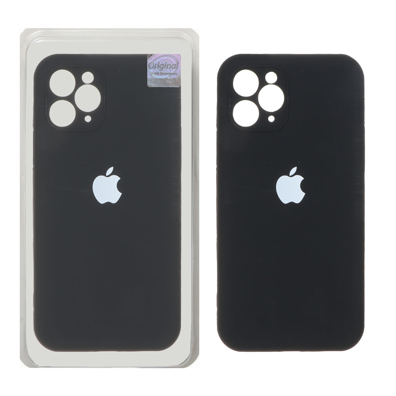 قاب سیلیکونی پاک کنی اورجینال Master Quality مدل Apple iPhone 11 Pro - مشکی (پک دار)