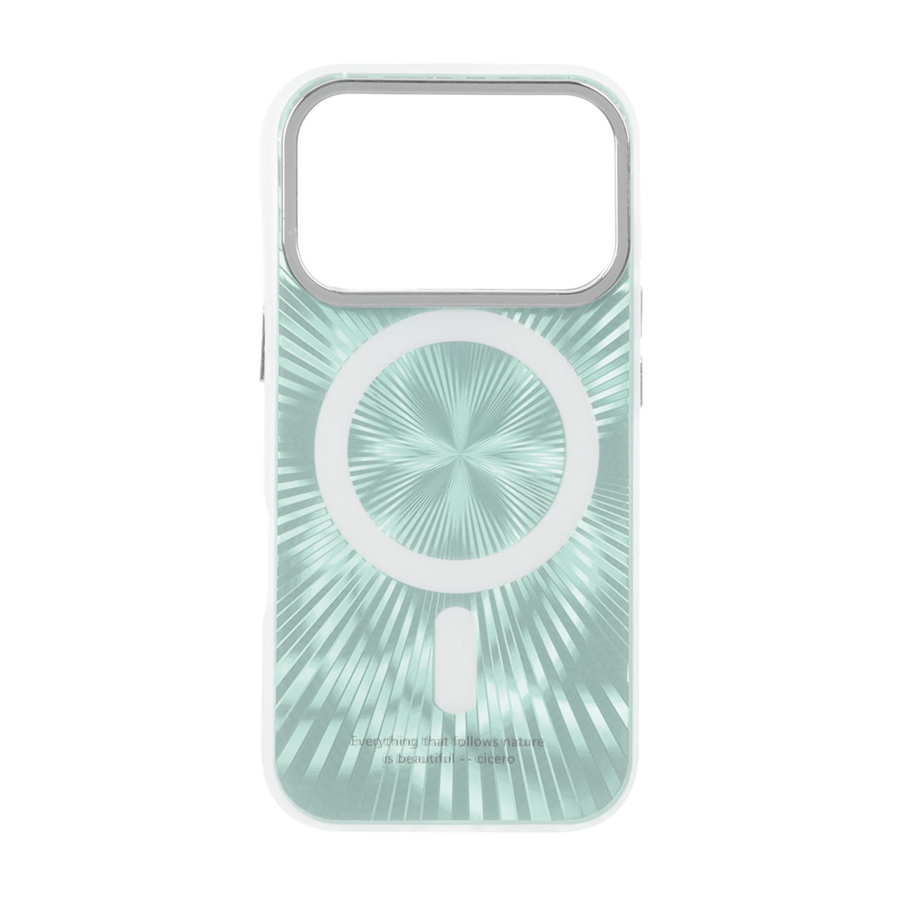 قاب Succinct الحمبرا طرح مگ سیف Apple iPhone 17 Pro - سبز روشن