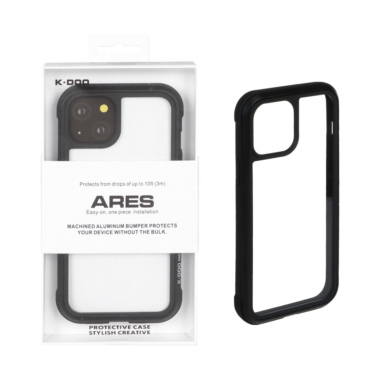 قاب Original KDoo ARES مدل Apple iPhone 13 / iPhone 14 - مشکی (پک دار)