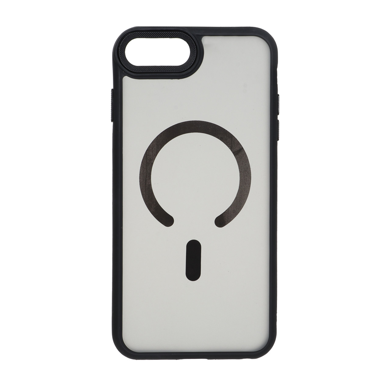 قاب مات لنز کربن طرح مگ سیف دور رنگی Apple iPhone 7 Plus / iPhone 8 Plus - مشکی