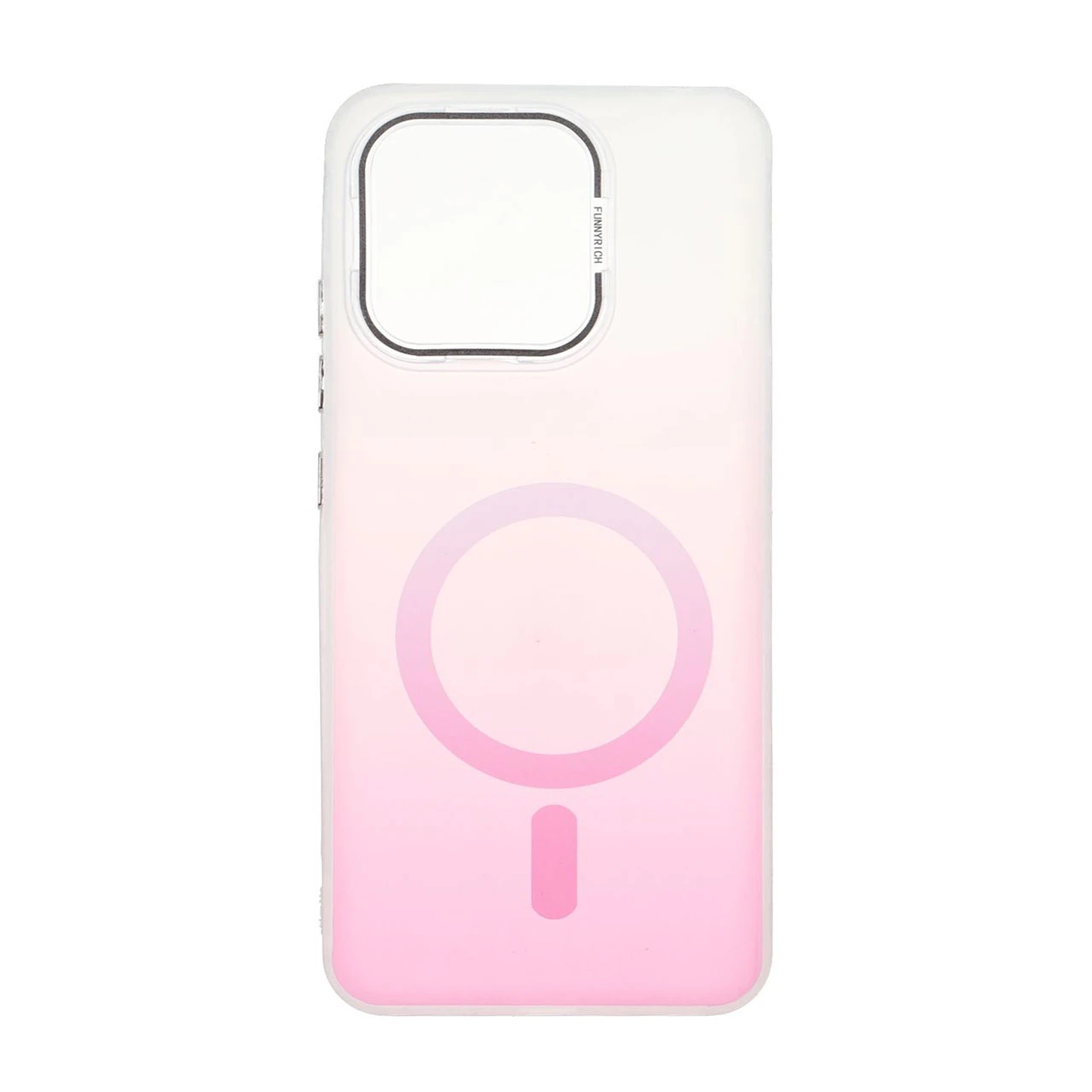 قاب Funnyrich طرح مگ سیف دور مات Xiaomi Redmi 12C / Redmi 11A / Poco C55 - صورتی